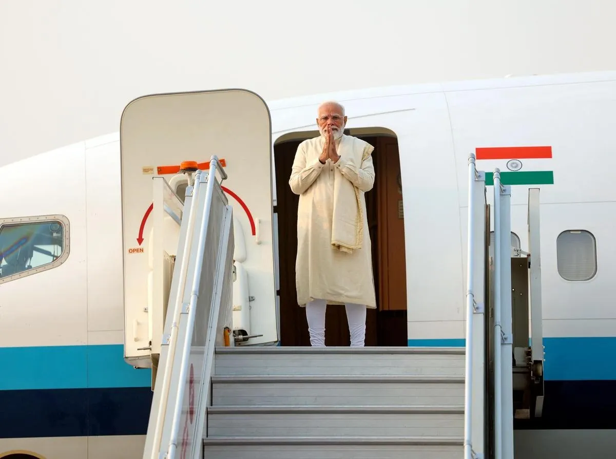 PM Modi Arrives in Bhutan